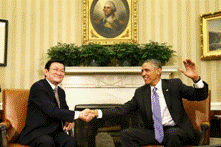 Báo Mỹ nói về chuyến thăm của Chủ tịch Trương Tấn Sang