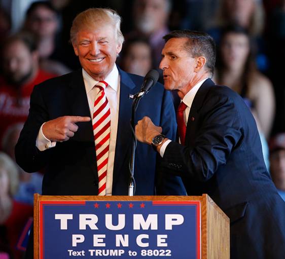 Ông Trump nhận xét: “[Flynn] là người vô tội, một người rất tốt. Ông ấy từng là mục tiêu của chính quyền Obama nhằm làm tổn hại đến Tổng thống. Những gì họ làm là đáng xấu hổ". (Getty)