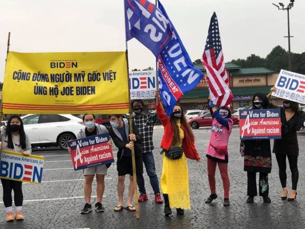 Tổ chức người Mỹ gốc Việt ủng hộ liên danh Biden-Harris tố chức vận động tại một số tiểu bang Hoa Kỳ