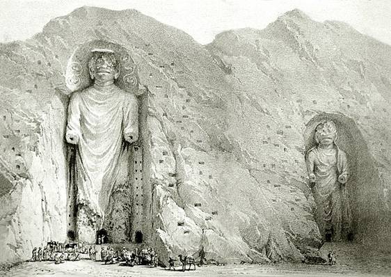 Di tch ny từng được coi l hai pho tượng Phật đứng lớn nhất trn thế giới, một bức cao 53m, một bức cao 38m, được khắc su vo vch sa thạch ở Bamiyan (Afghanistan) vo thế kỷ thứ 5.