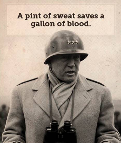 Lòng tin vào Thiên Chúa và khả năng truyền cảm hứng của Patton đã khiến ông được các sĩ quan và binh sĩ cơ sở yêu mến, và cũng khiến ông trở thành một hình mẫu của tinh thần quân đội.